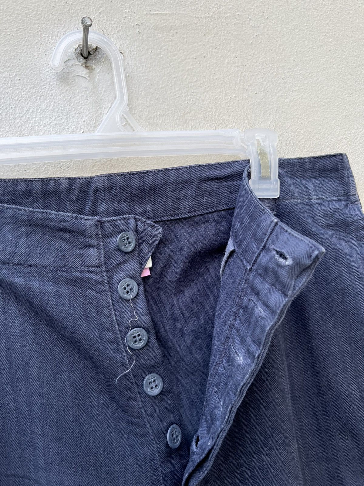 Yarmo Vintage Yarmo England Hbt Striped Royal Navy Pant Size US 32 / EU 48 - 6 Thumbnail