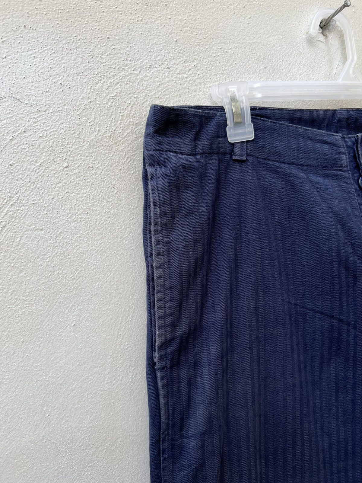 Yarmo Vintage Yarmo England Hbt Striped Royal Navy Pant Size US 32 / EU 48 - 4 Thumbnail