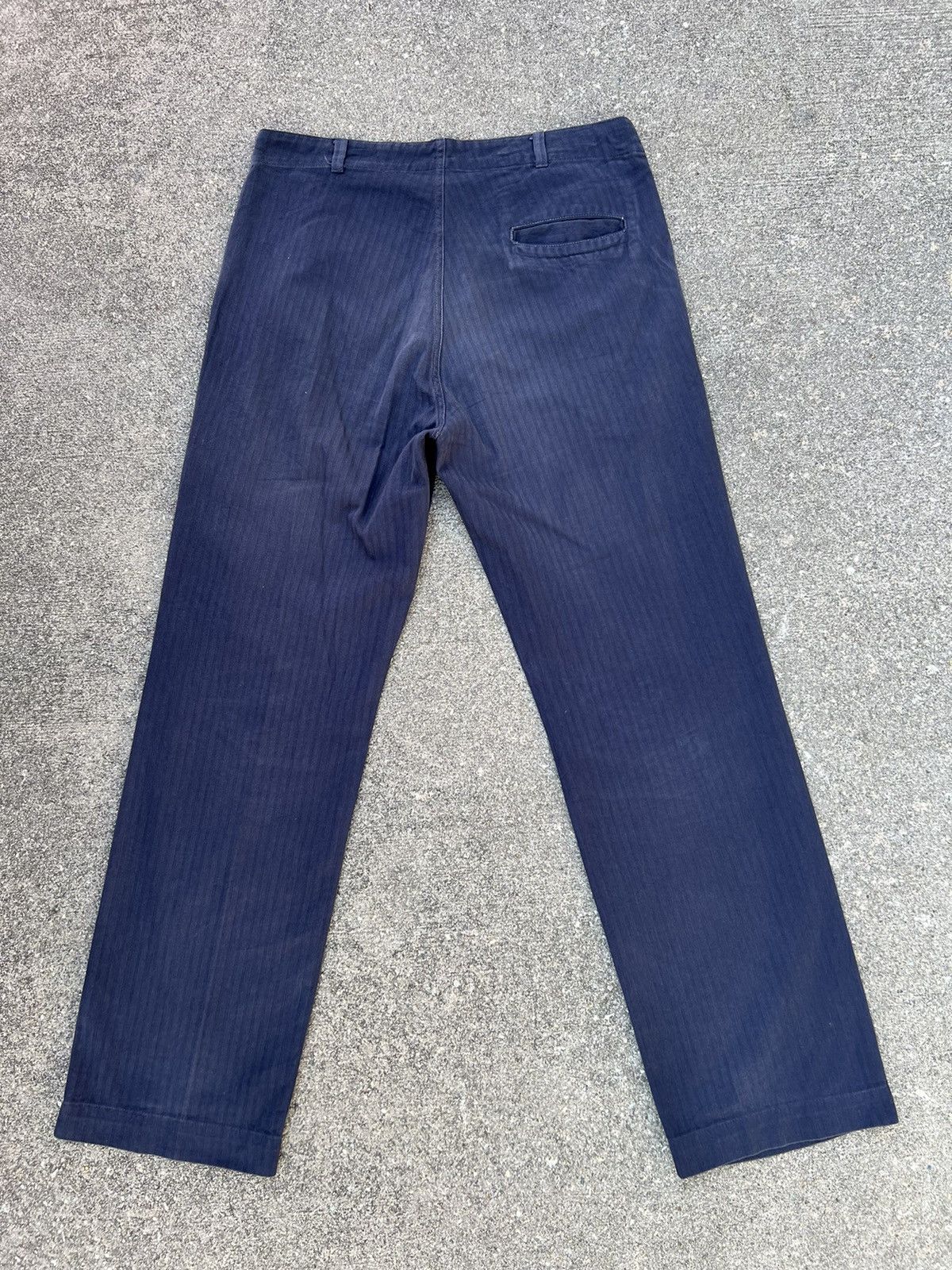 Yarmo Vintage Yarmo England Hbt Striped Royal Navy Pant Size US 32 / EU 48 - 2 Thumbnail