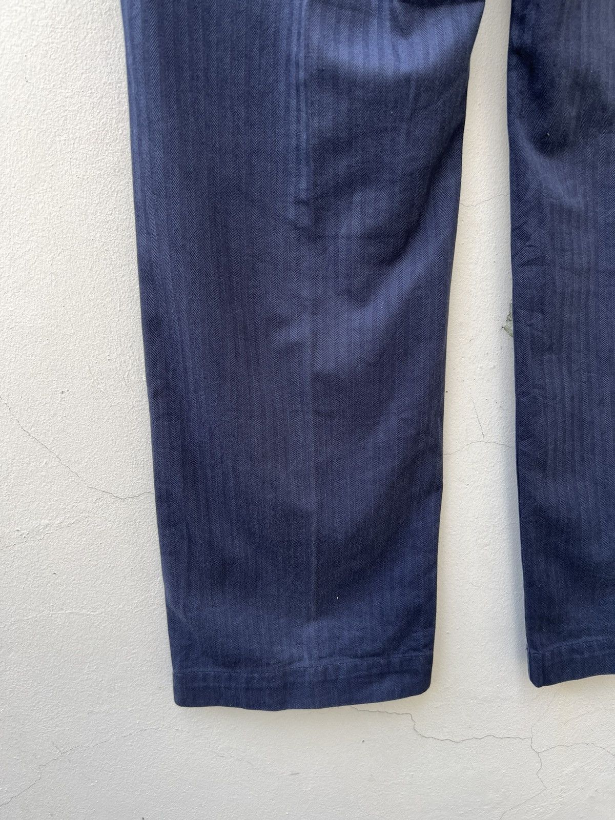 Yarmo Vintage Yarmo England Hbt Striped Royal Navy Pant Size US 32 / EU 48 - 14 Thumbnail