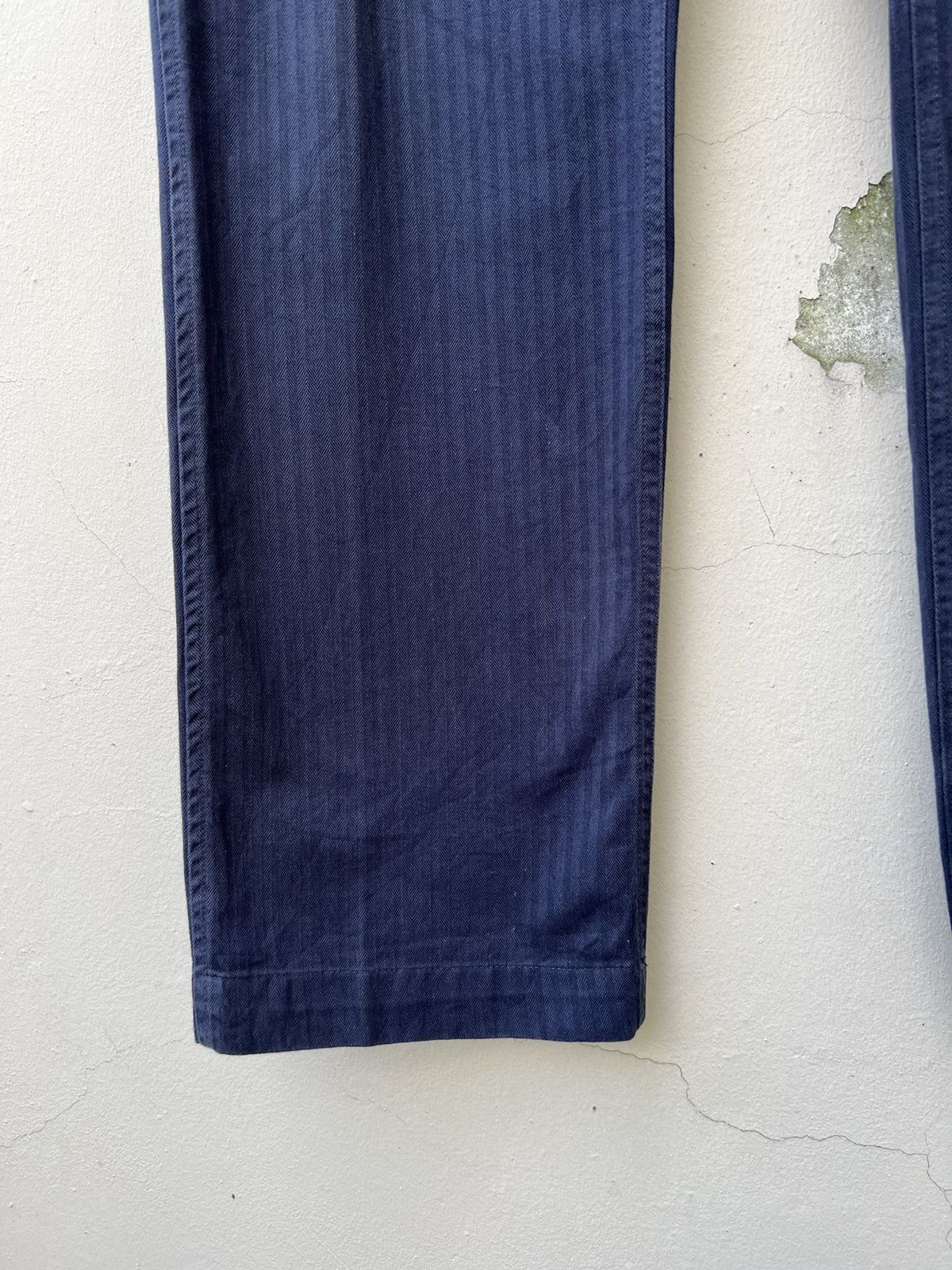 Yarmo Vintage Yarmo England Hbt Striped Royal Navy Pant Size US 32 / EU 48 - 8 Thumbnail