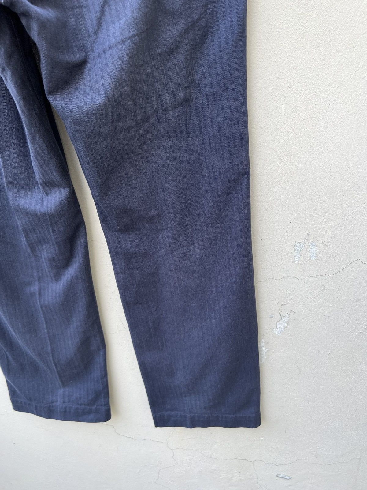 Yarmo Vintage Yarmo England Hbt Striped Royal Navy Pant Size US 32 / EU 48 - 16 Thumbnail