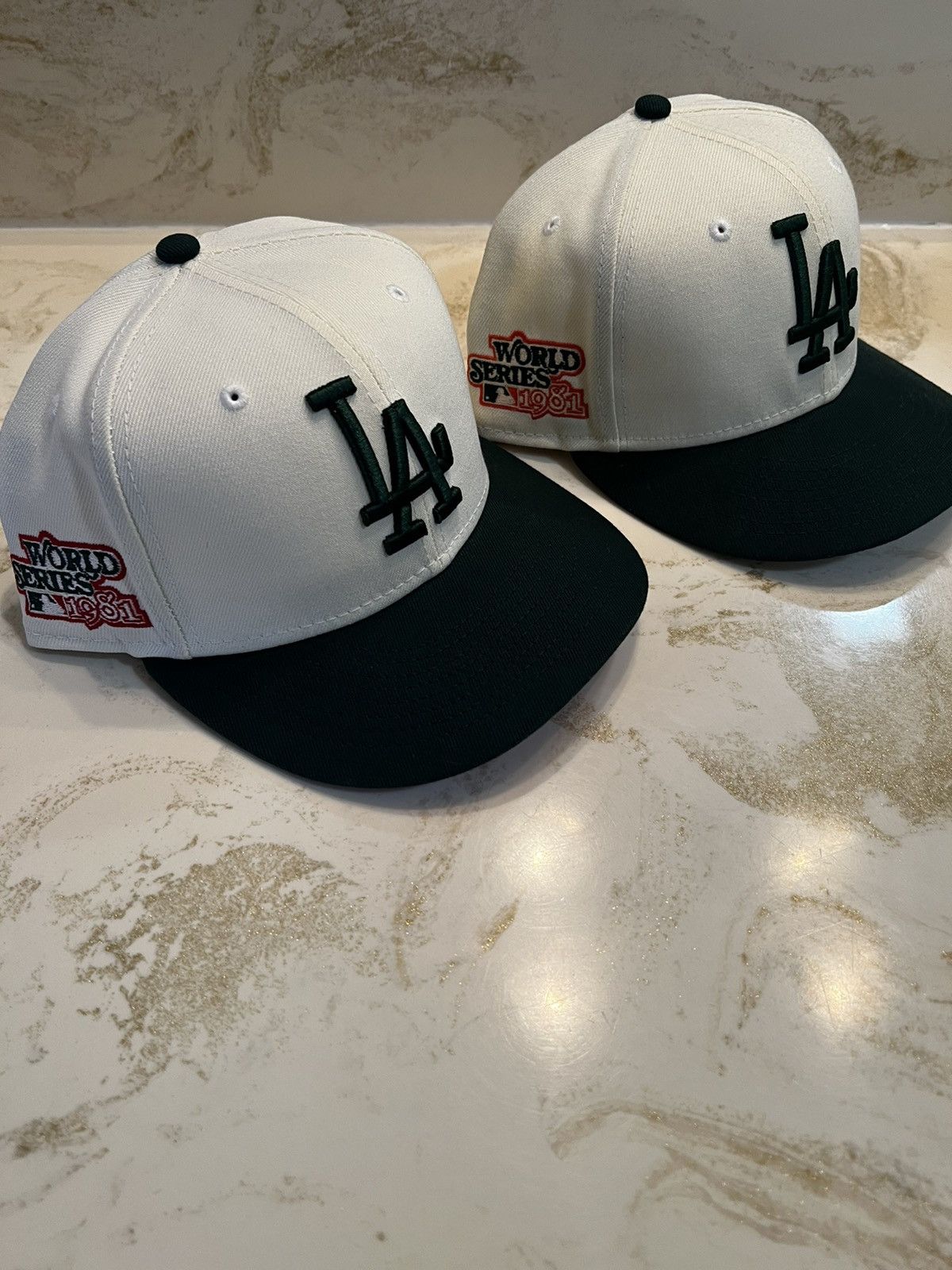 LA Dodgers fitted hat panna store cotta