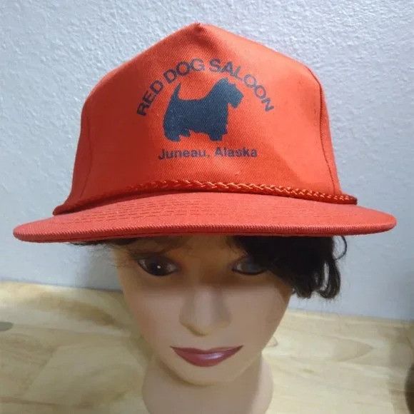 Hat × Vintage Deadstock Vintage Red Dog Saloon Alaska Rope Hat | Grailed