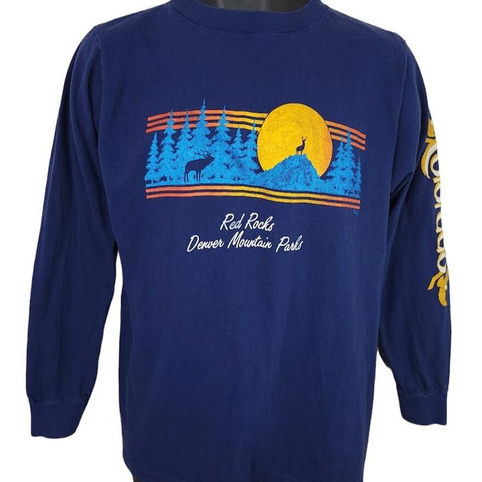 Vintage Red Rocks T Shirt Vintage 80s Denver Mountain Parks CO | Grailed