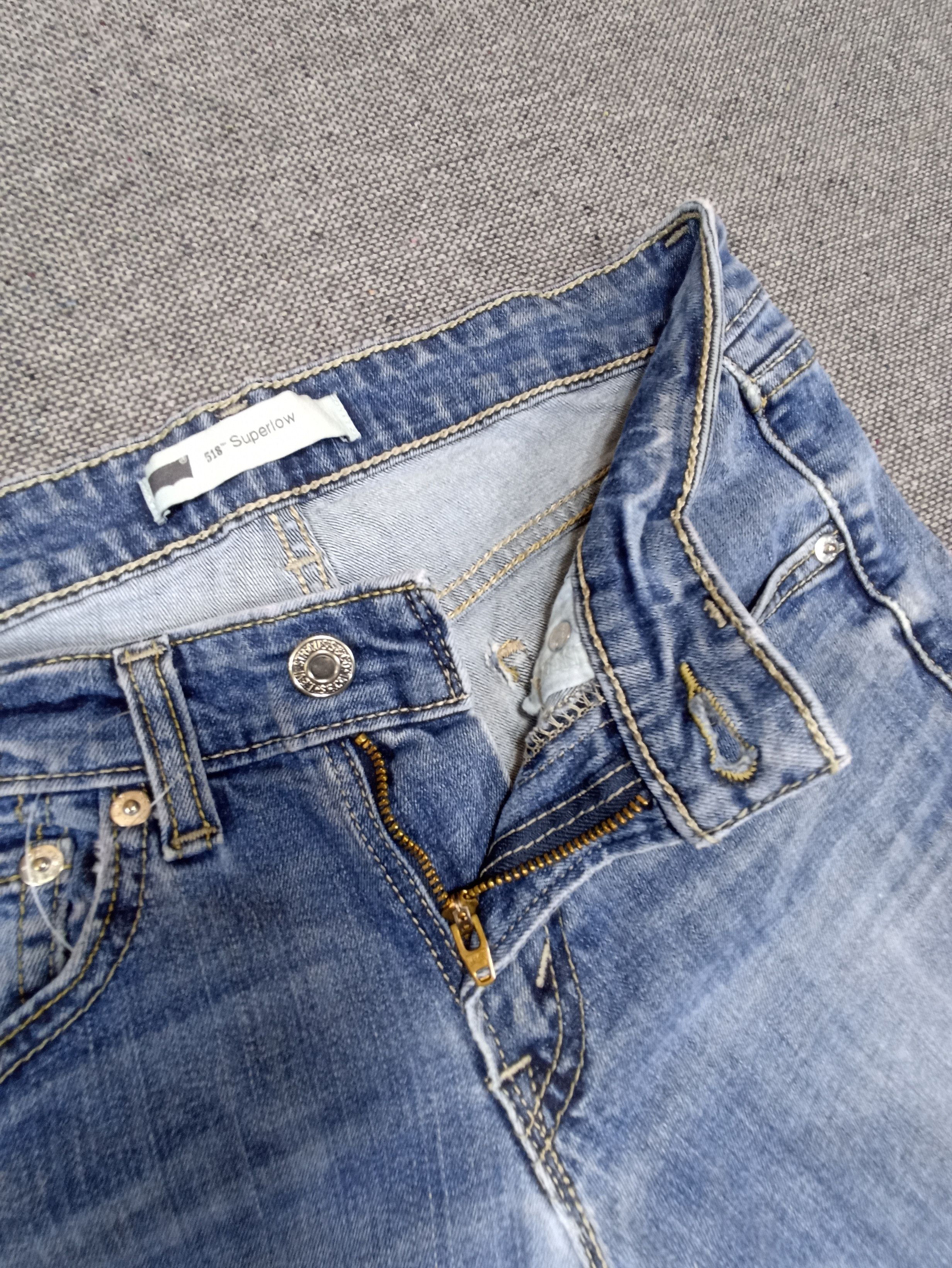 Levi's × Vintage Vintage Levis 518 Flared Jeans - J137 Size 27" / US 4 / IT 40 - 3 Thumbnail