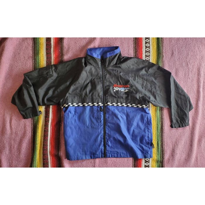 Other Vintage RPM Snap-On Checker Flag Racing Windbreaker Jacket L ...