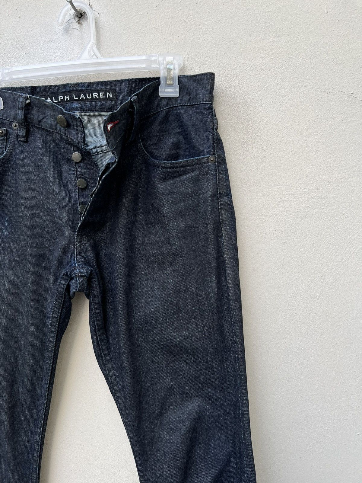 Ralph Lauren Black Label Ralph Lauren Black Label Waxed Denim Slim Jeans Size US 29 - 9 Thumbnail