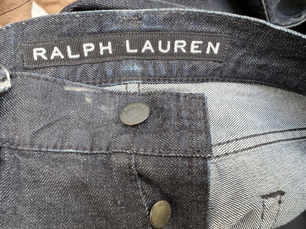Ralph Lauren Black Label Ralph Lauren Black Label Waxed Denim Slim Jeans Size US 29 - 18 Thumbnail