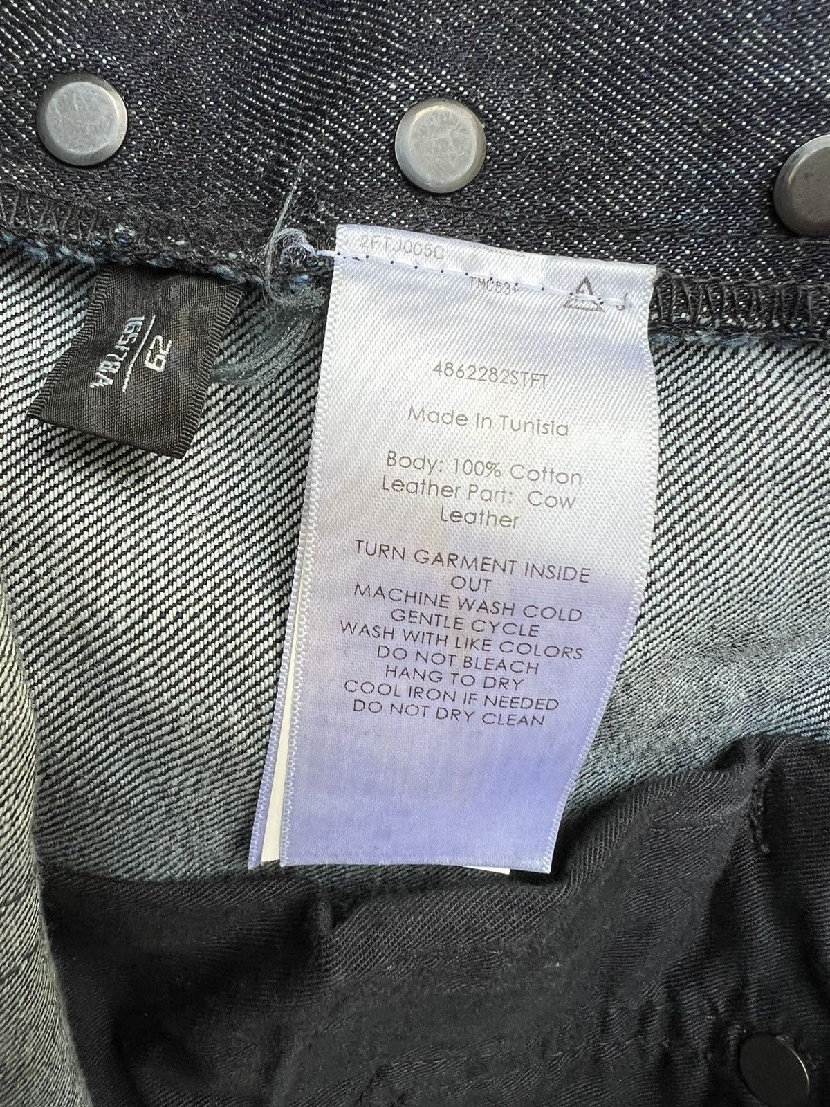 Ralph Lauren Black Label Ralph Lauren Black Label Waxed Denim Slim Jeans Size US 29 - 19 Thumbnail