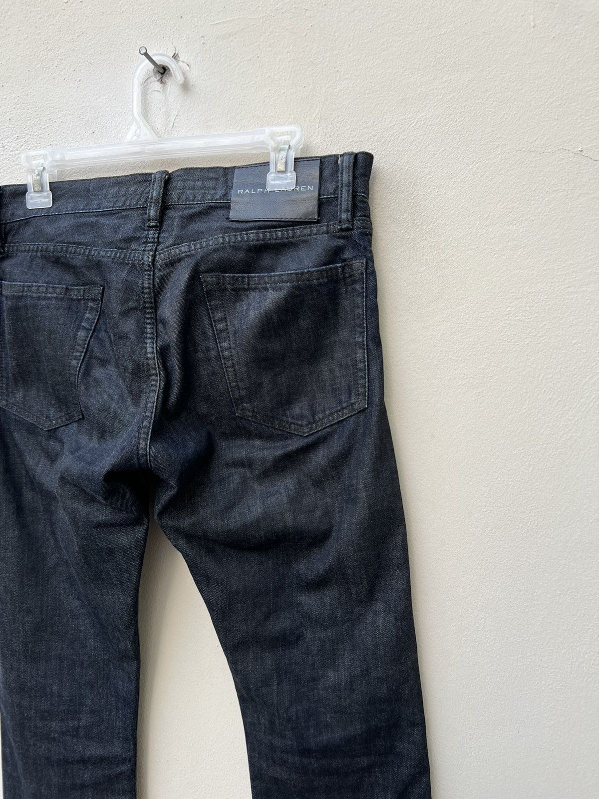 Ralph Lauren Black Label Ralph Lauren Black Label Waxed Denim Slim Jeans Size US 29 - 15 Thumbnail