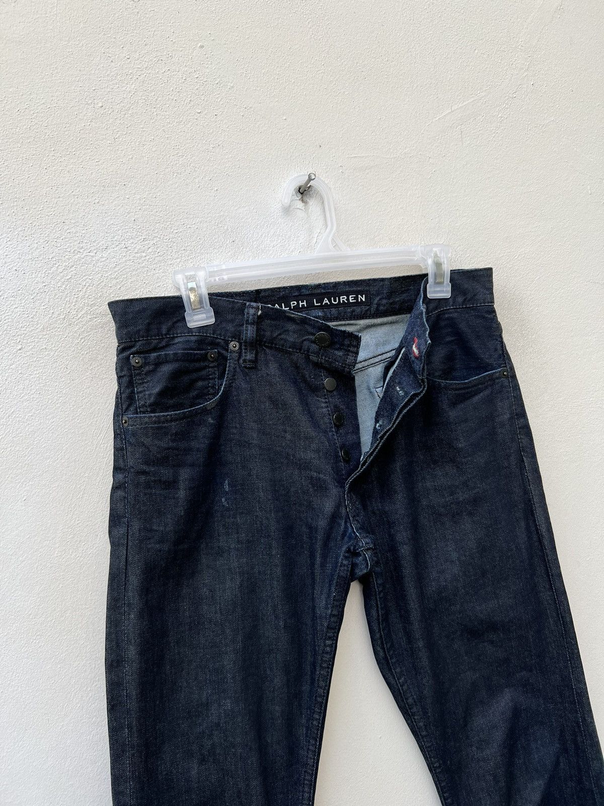Ralph Lauren Black Label Ralph Lauren Black Label Waxed Denim Slim Jeans Size US 29 - 6 Thumbnail