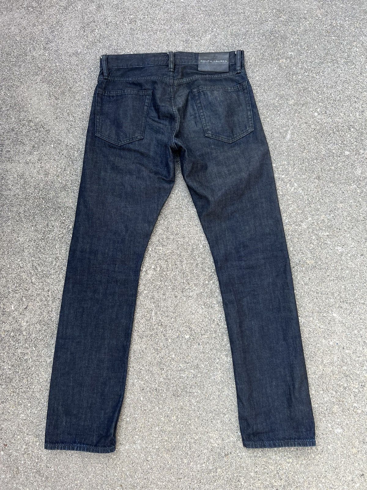 Ralph Lauren Black Label Ralph Lauren Black Label Waxed Denim Slim Jeans Size US 29 - 2 Thumbnail