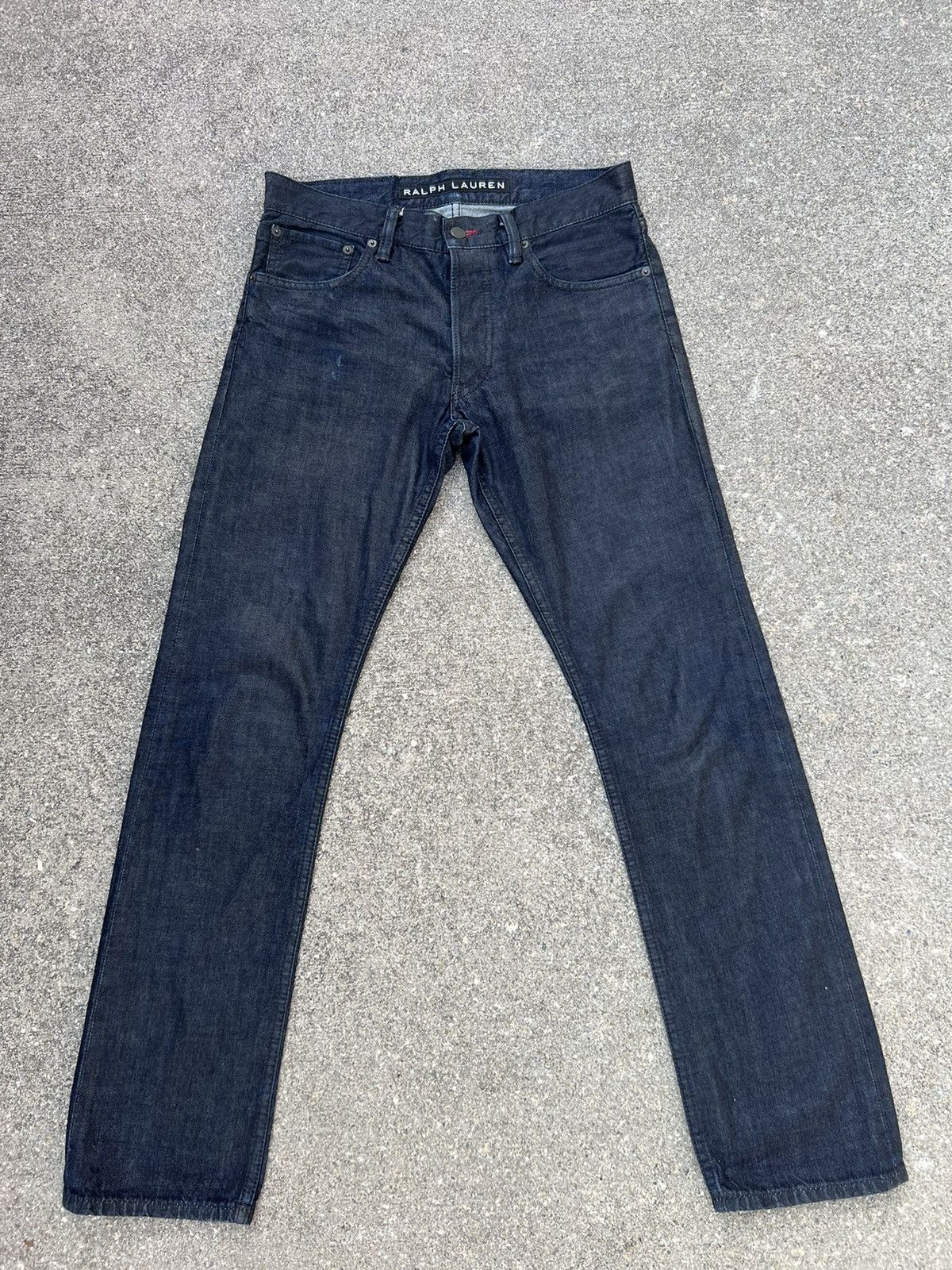 Ralph Lauren Black Label Ralph Lauren Black Label Waxed Denim Slim Jeans Size US 29 - 1 Thumbnail