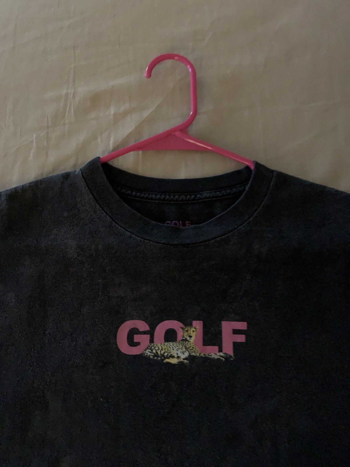 Golf Wang Golf wang 2015 fashion show pink letter print leopard shirt Size US M / EU 48-50 / 2 - 1 Thumbnail