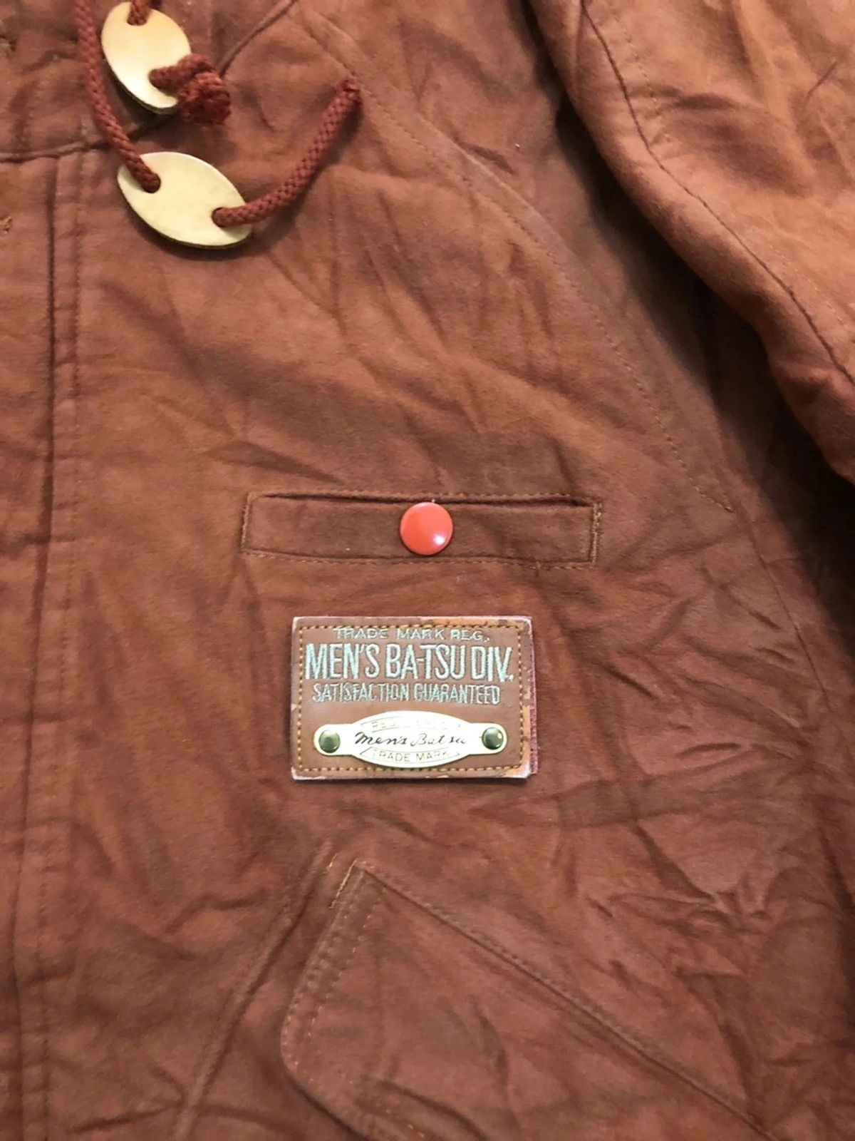 Japanese Brand × Vintage Vintage MEN’S BA-TSU Spiritualism Bomber Hoodie Jacket Size US L / EU 52-54 / 3 - 7 Thumbnail