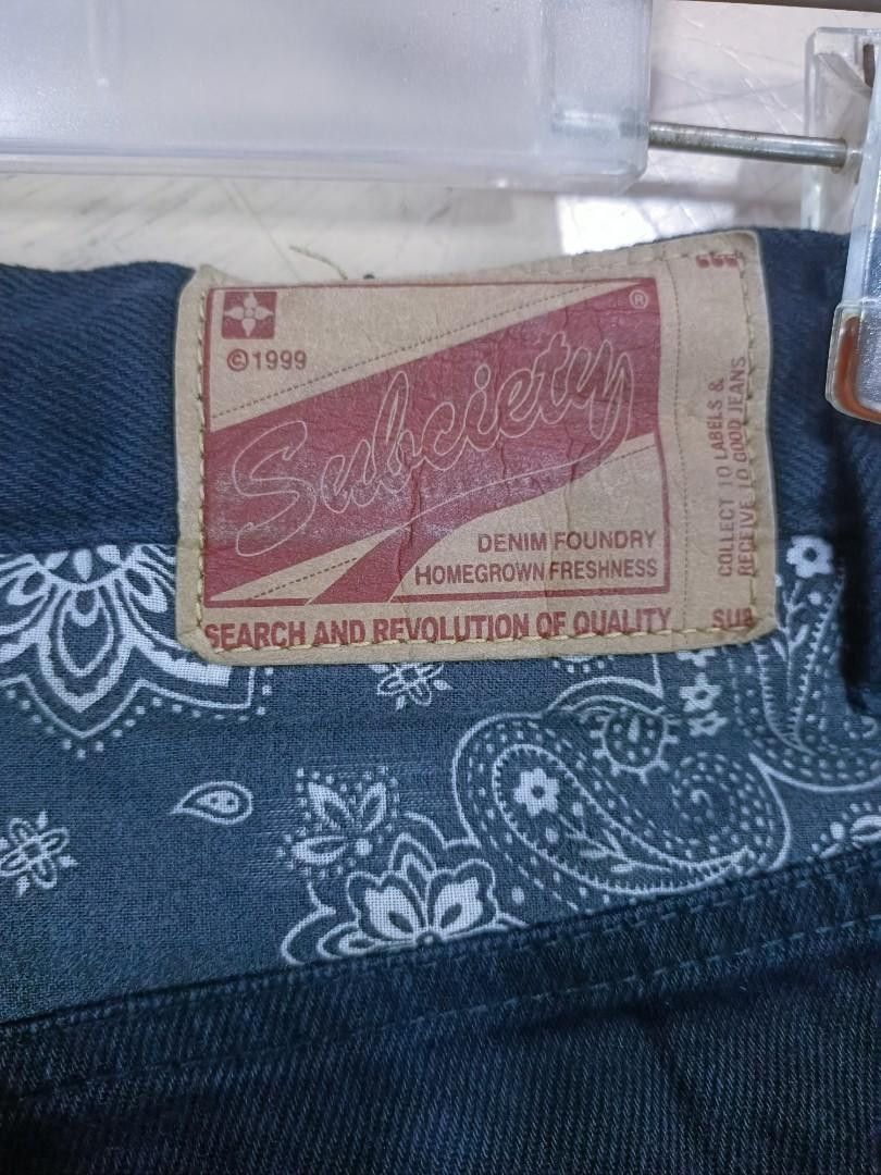 Japanese Brand The subciety x paisley pants Size US 33 - 8 Thumbnail