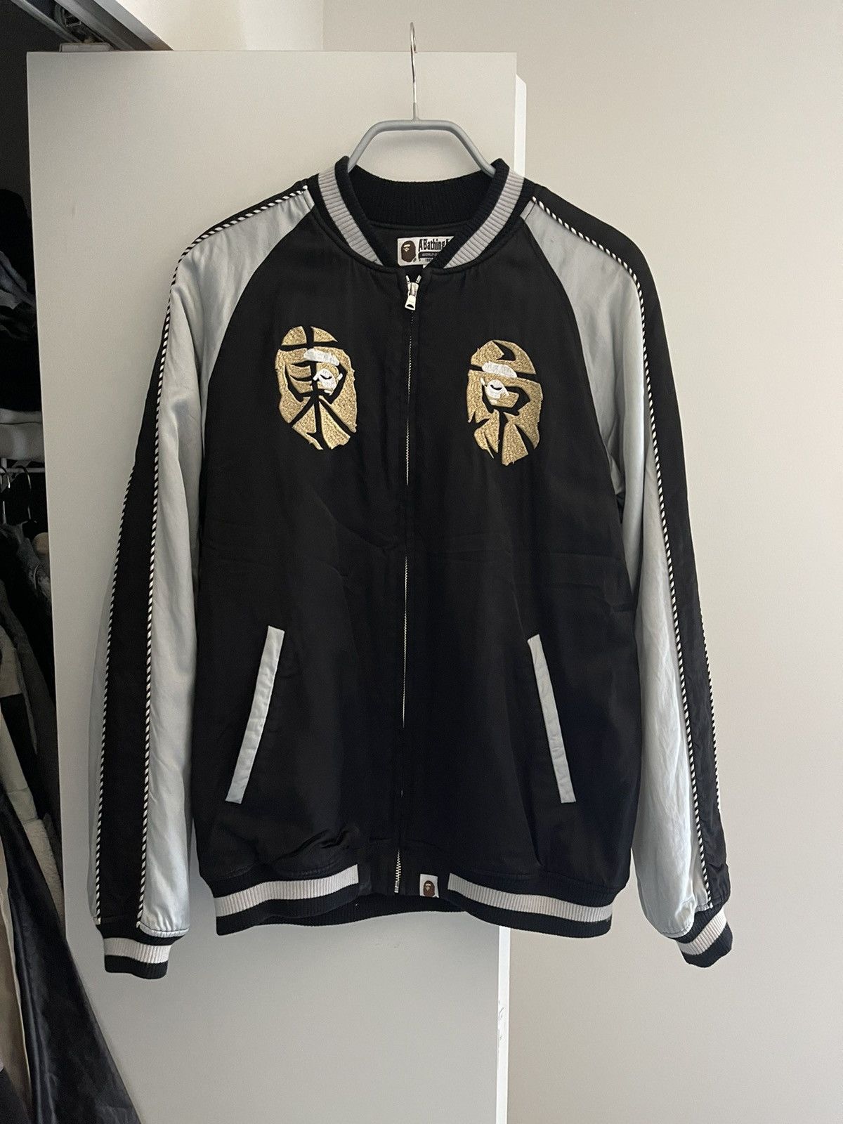 Bape Bape Mt. Fuji Apehead Tokyo Face Souvenir Jacket | Grailed