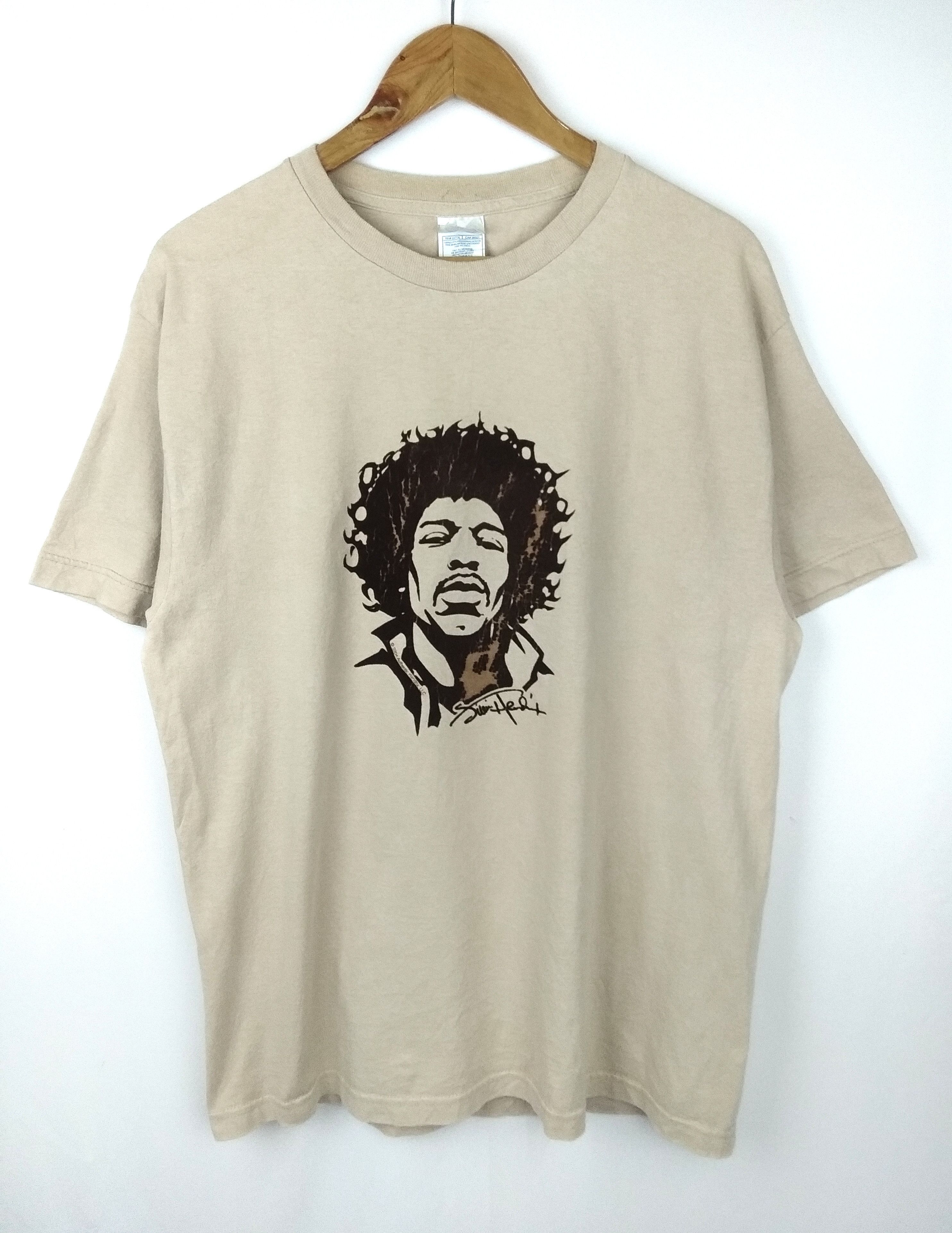 Band Tees Vintage band Jimi Hendrix big face tshirt Size US L / EU 52-54 / 3 - 1 Thumbnail