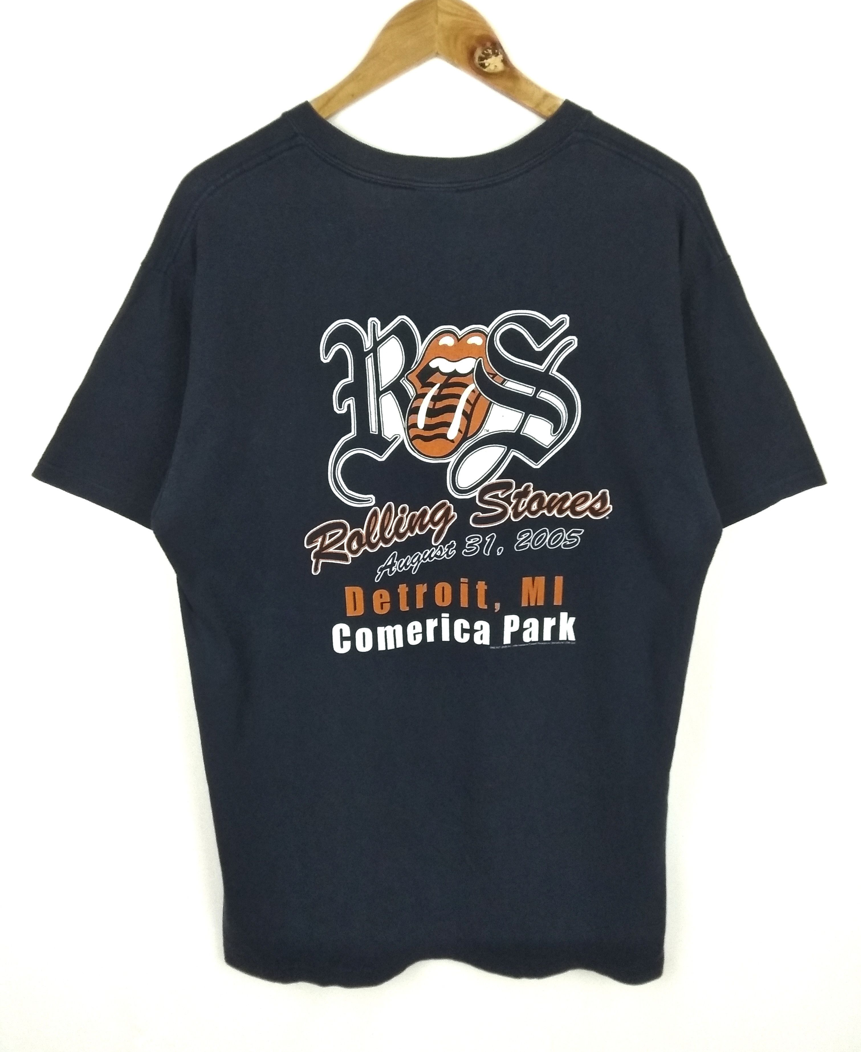 Band Tees Vintage Band The Rolling Stones 2005 Detroit tshirt Size US L / EU 52-54 / 3 - 2 Thumbnail