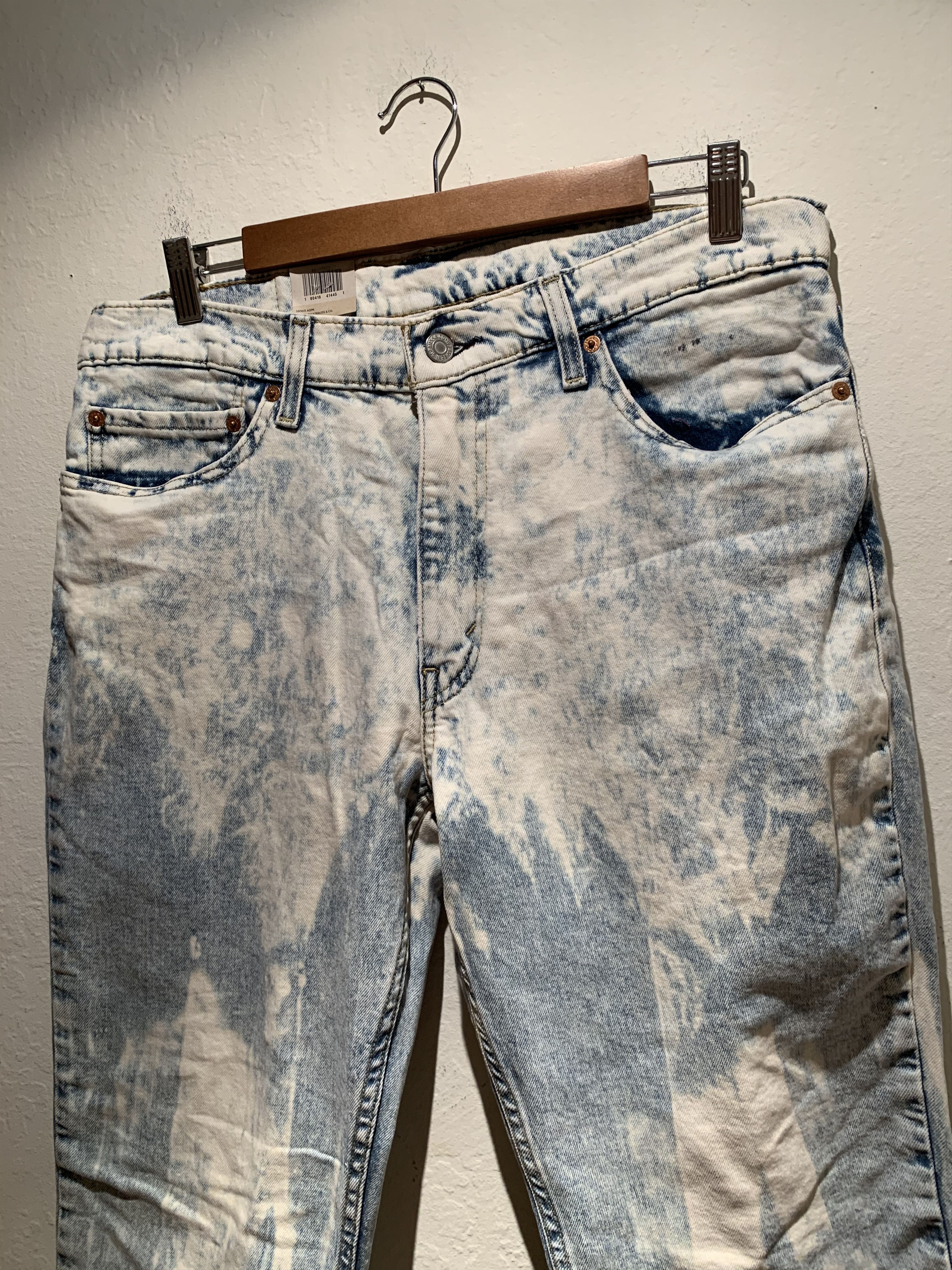 Levi's × Levi's Vintage Clothing *RARE* New Levi’s 511 Acid Washed Stretch Denim Jeans Size US 36 / EU 52 - 2 Thumbnail