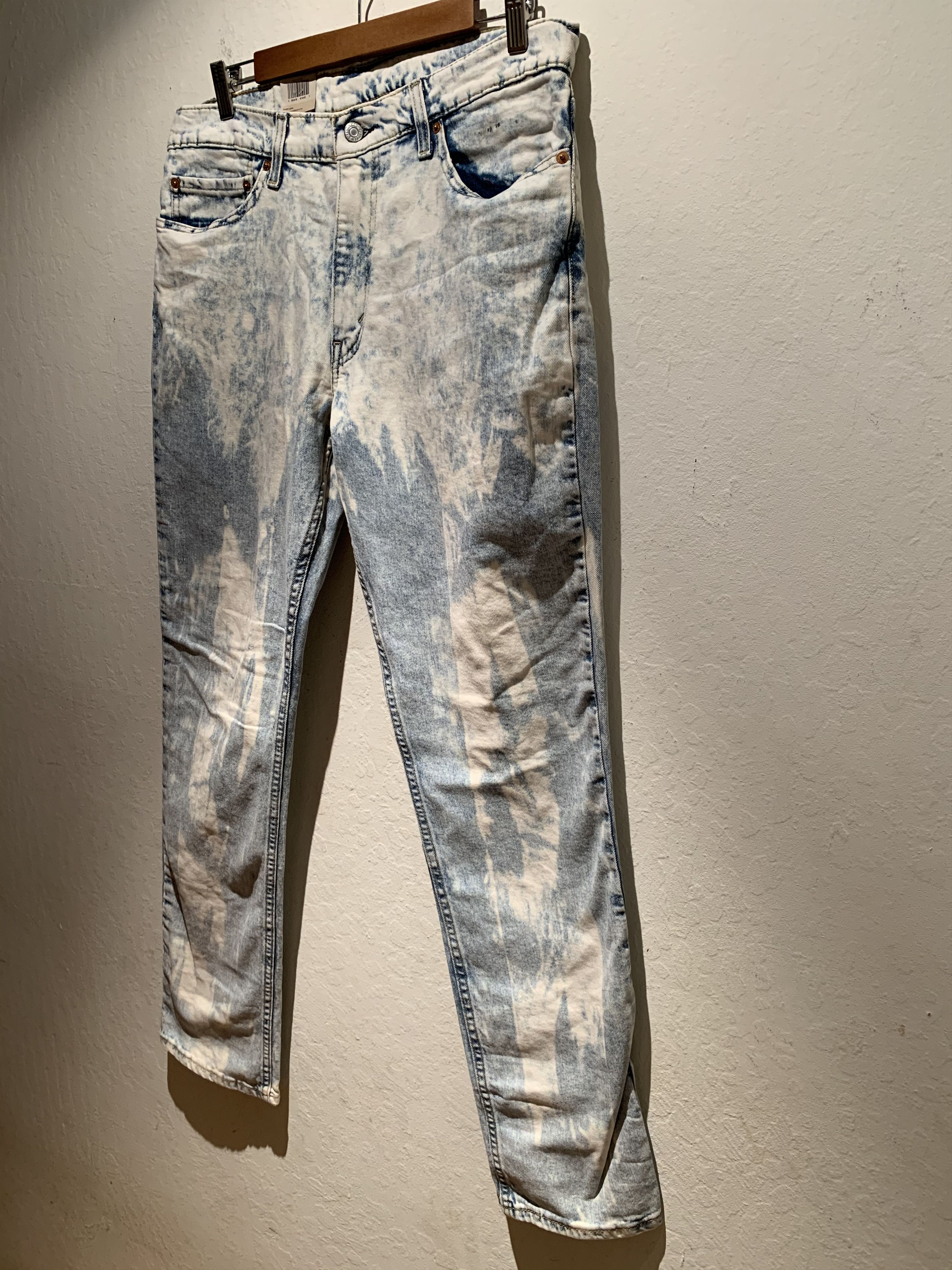 Levi's × Levi's Vintage Clothing *RARE* New Levi’s 511 Acid Washed Stretch Denim Jeans Size US 36 / EU 52 - 1 Thumbnail