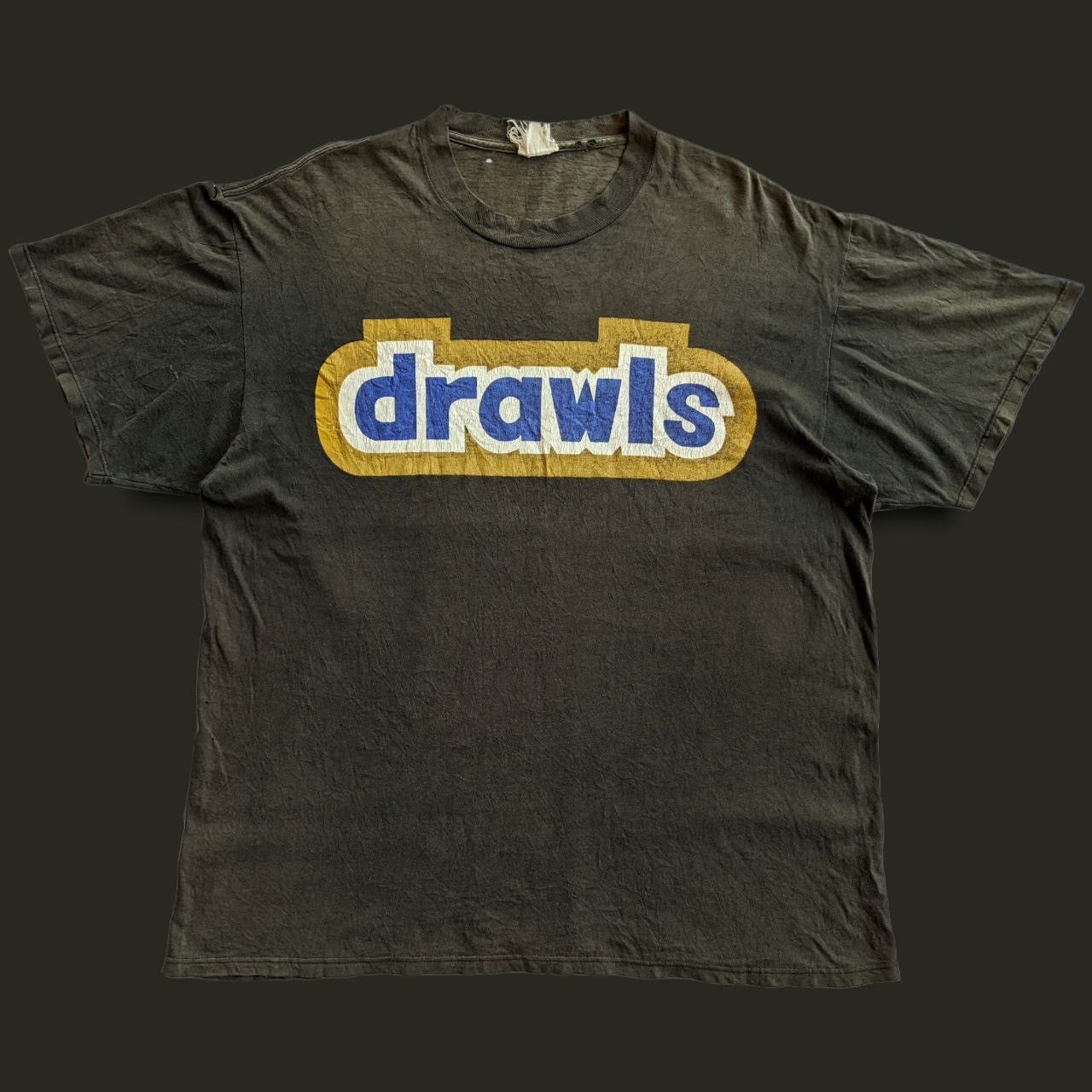 Vintage 90s distressed Drawls skateboard t-shirt