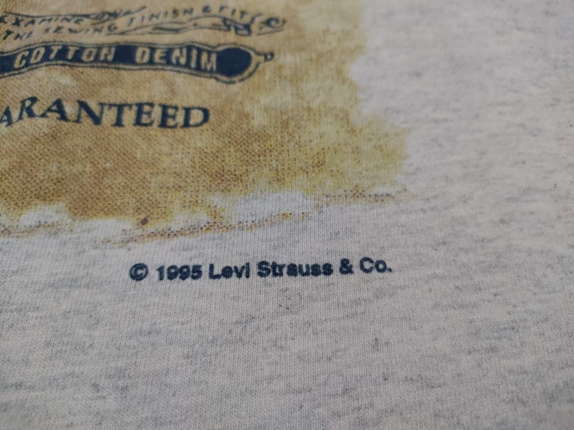 Levi's × Vintage Vintage 90s Levis Saddleman 501 Tees Size US XL / EU 56 / 4 - 6 Thumbnail