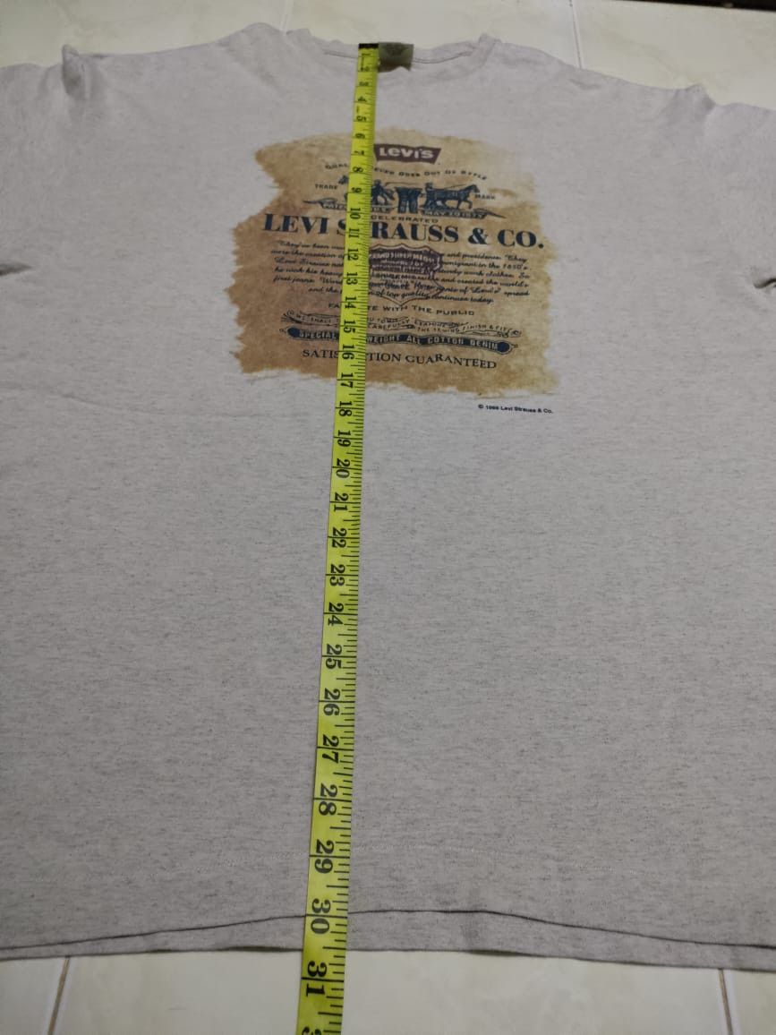 Levi's × Vintage Vintage 90s Levis Saddleman 501 Tees Size US XL / EU 56 / 4 - 8 Thumbnail