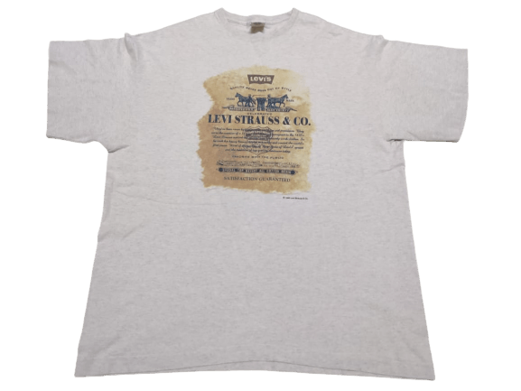 Levi's × Vintage Vintage 90s Levis Saddleman 501 Tees Size US XL / EU 56 / 4 - 1 Thumbnail