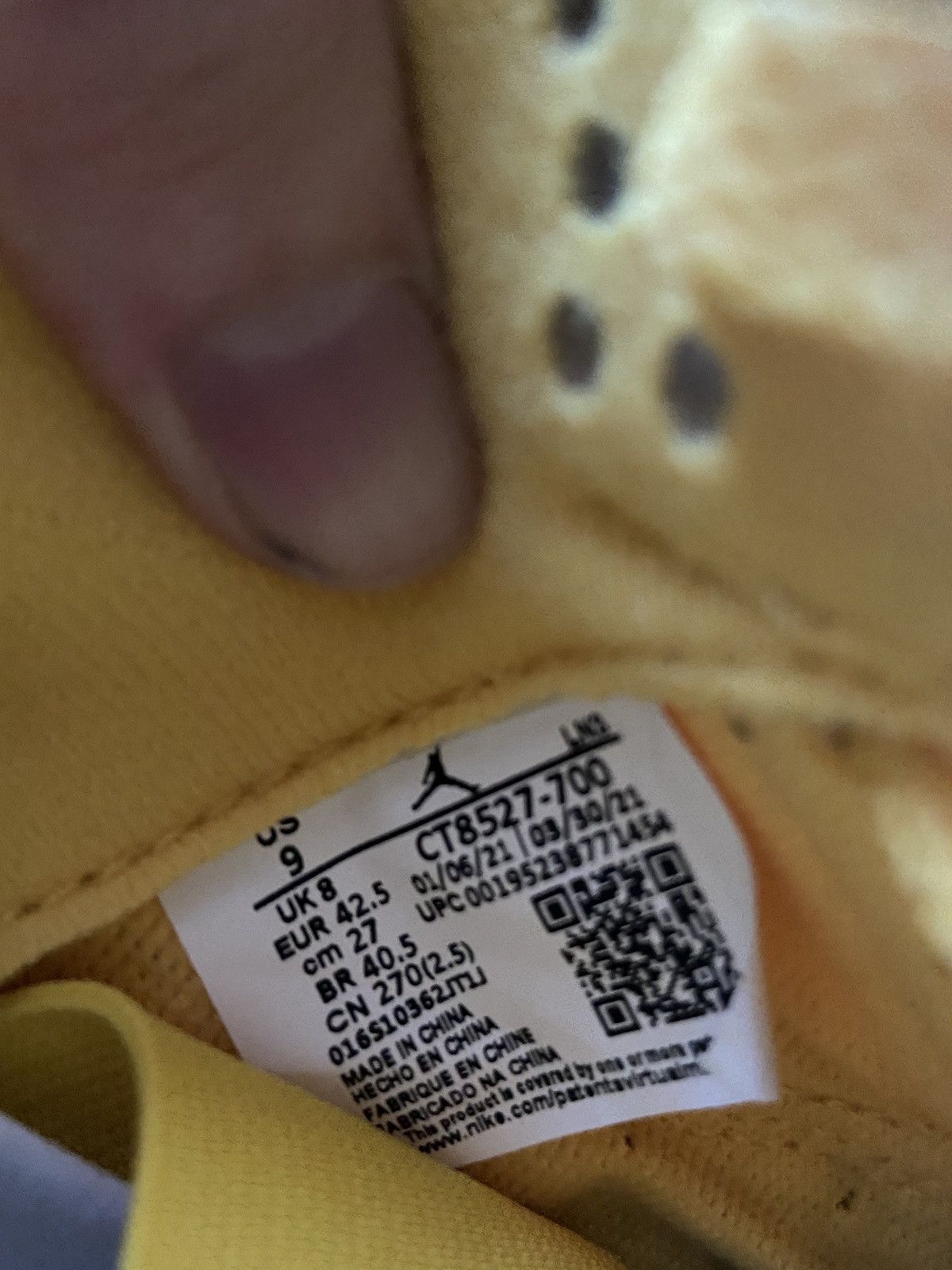 Jordan Brand JORDAN 4 ‘LIGHTNING’ Size US 9 / EU 42 - 6 Thumbnail