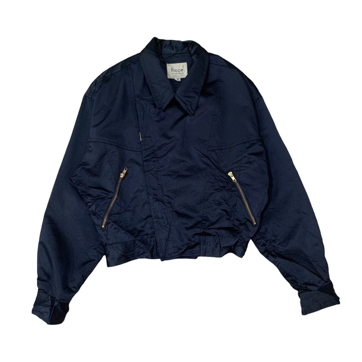 Japanese Brand 🔥FICCE Yoshiyuki Konishi Crop Jacket Size M / US 6-8 / IT 42-44 - 2 Thumbnail