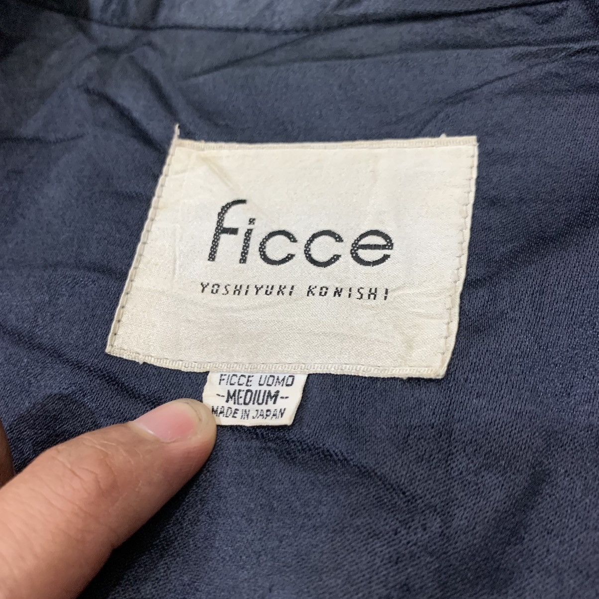 Japanese Brand 🔥FICCE Yoshiyuki Konishi Crop Jacket Size M / US 6-8 / IT 42-44 - 12 Thumbnail