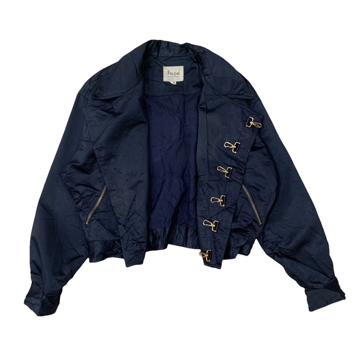 Japanese Brand 🔥FICCE Yoshiyuki Konishi Crop Jacket Size M / US 6-8 / IT 42-44 - 6 Thumbnail