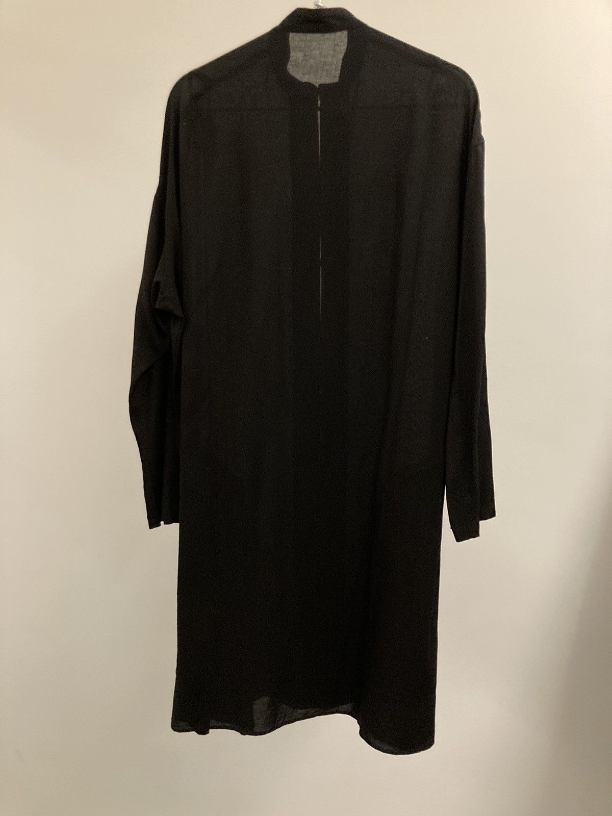 Yohji Yamamoto B Yohji Yamamoto - Stand Collar Tencel Chinese Blouse Size US S / EU 44-46 / 1 - 3 Thumbnail