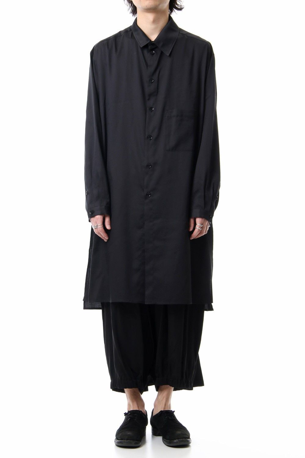 Yohji Yamamoto Yohji Yamamoto Pour Homme SS18 - Rayon Crow Pants Size US 30 / EU 46 - 7 Thumbnail