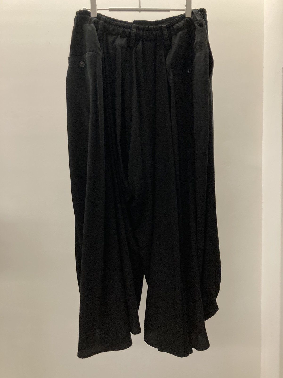 Yohji Yamamoto Yohji Yamamoto Pour Homme SS19 - Cupra Twill Crow Pants Size US 30 / EU 46 - 4 Thumbnail