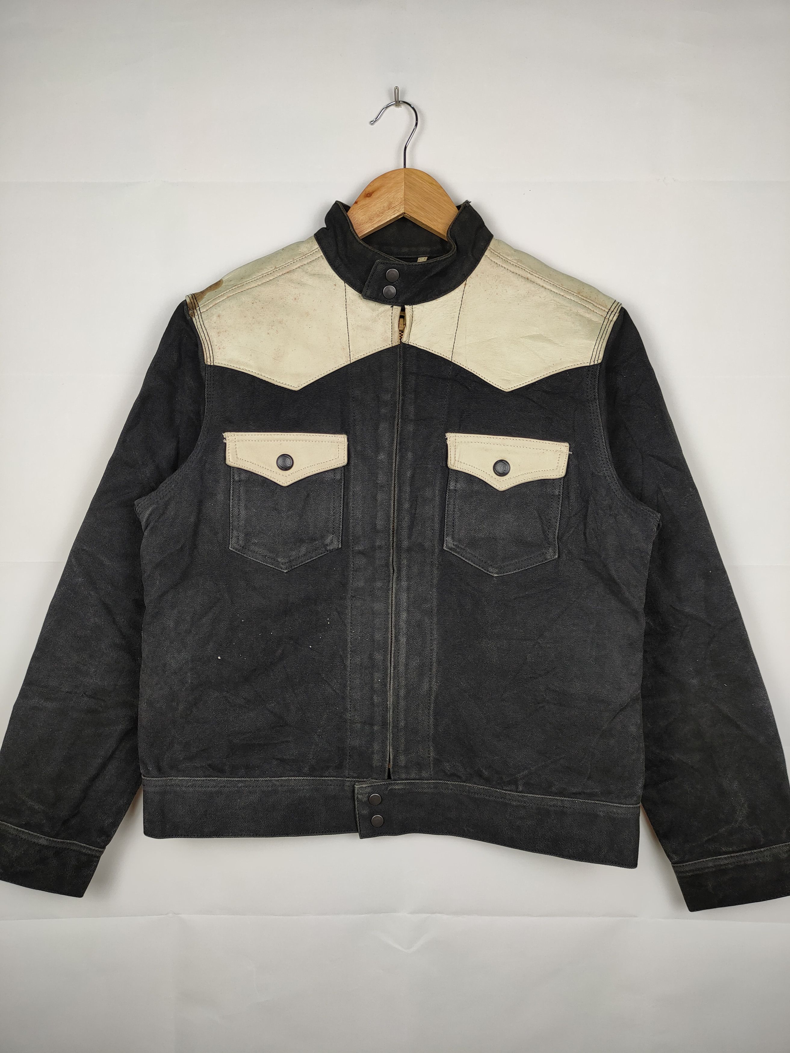 Redmoon × Vintage Vintage Redmoon Leather Denim Jacket Size US M / EU 48-50 / 2 - 1 Thumbnail