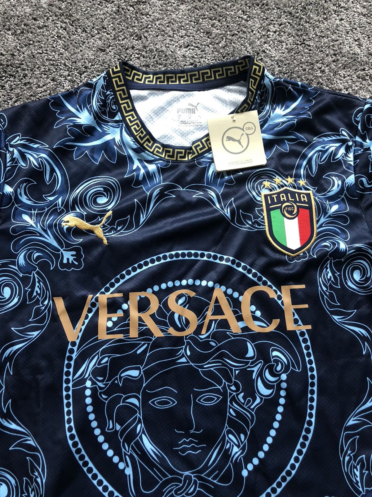 Puma × Versace Italy x Versace Jersey | Grailed