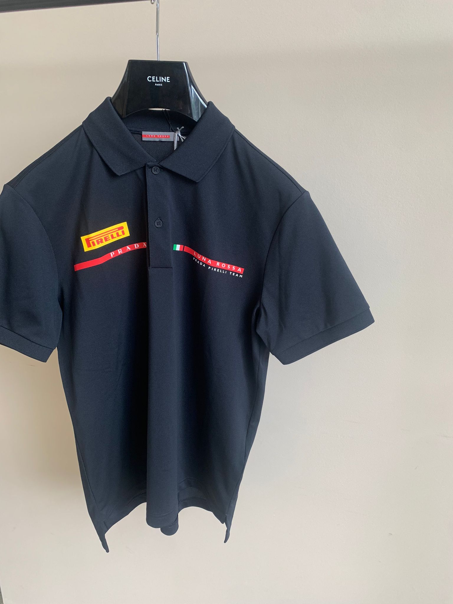 Prada Polo Pirelli Piquet Tec in Black Size US S / EU 44-46 / 1 - 2 Thumbnail