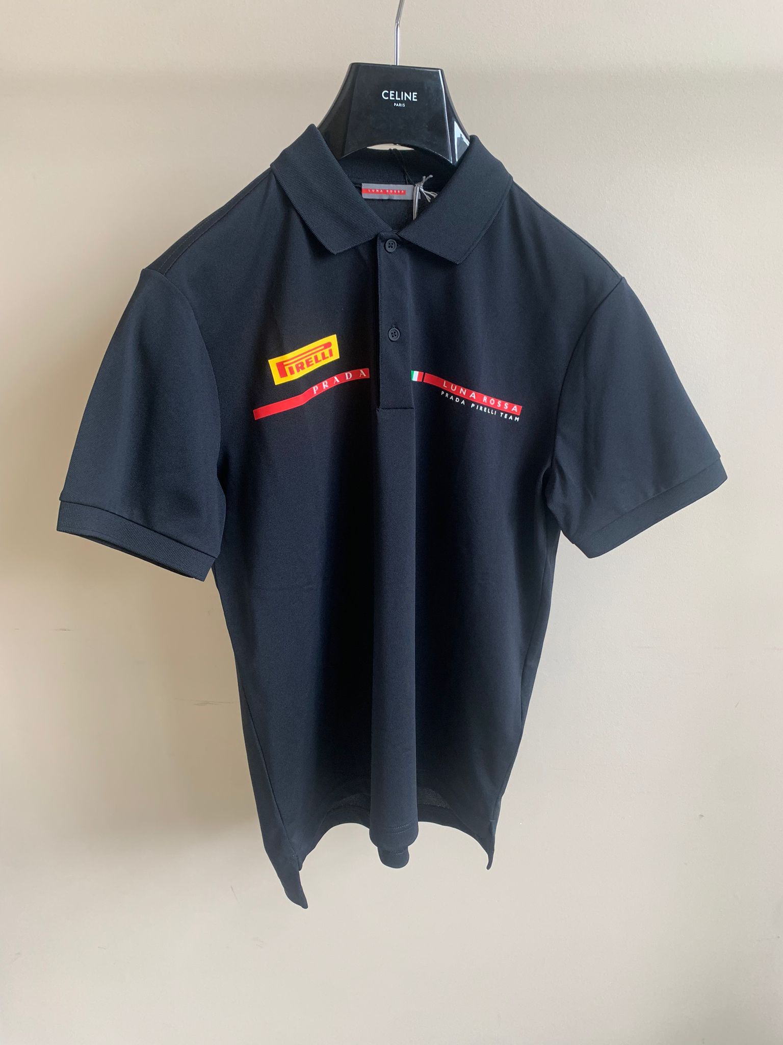 Prada Polo Pirelli Piquet Tec in Black Size US S / EU 44-46 / 1 - 1 Thumbnail