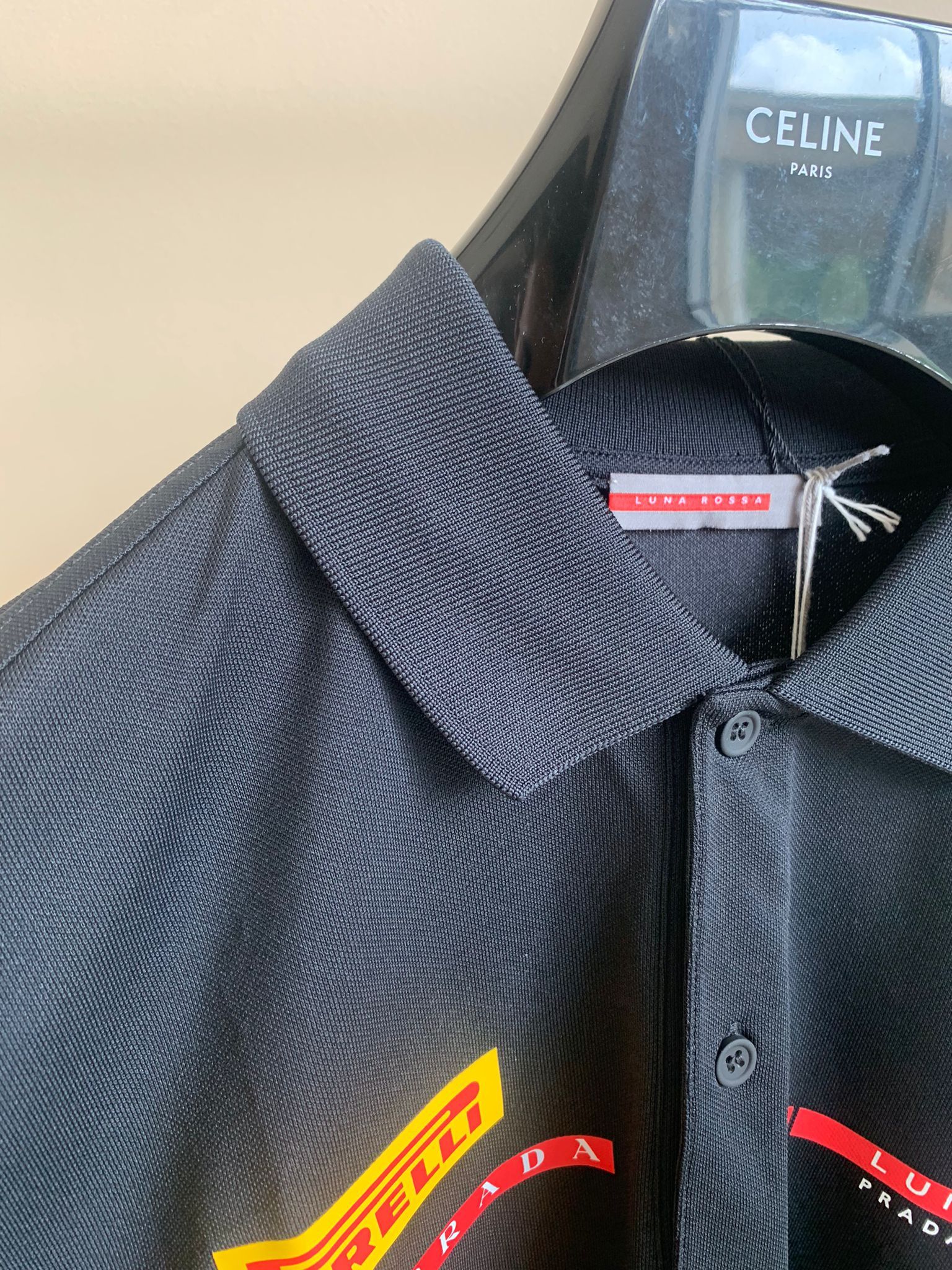 Prada Polo Pirelli Piquet Tec in Black Size US S / EU 44-46 / 1 - 4 Thumbnail