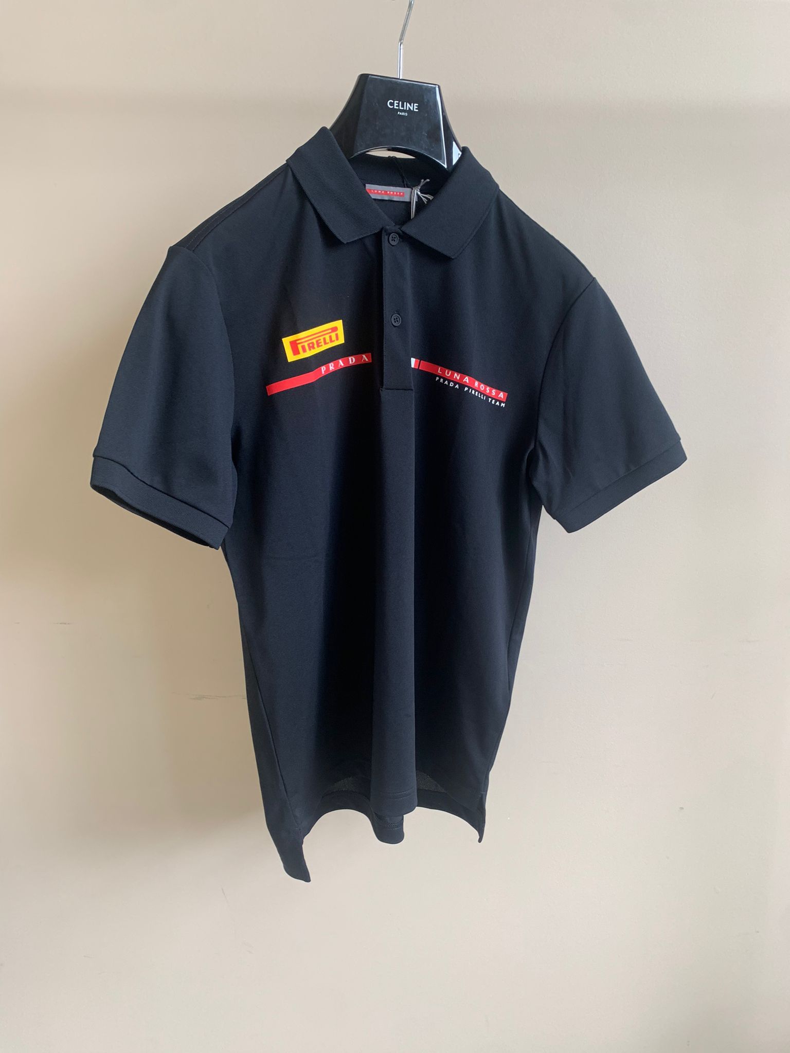 Prada Polo Pirelli Piquet Tec in Black Size US S / EU 44-46 / 1 - 6 Thumbnail