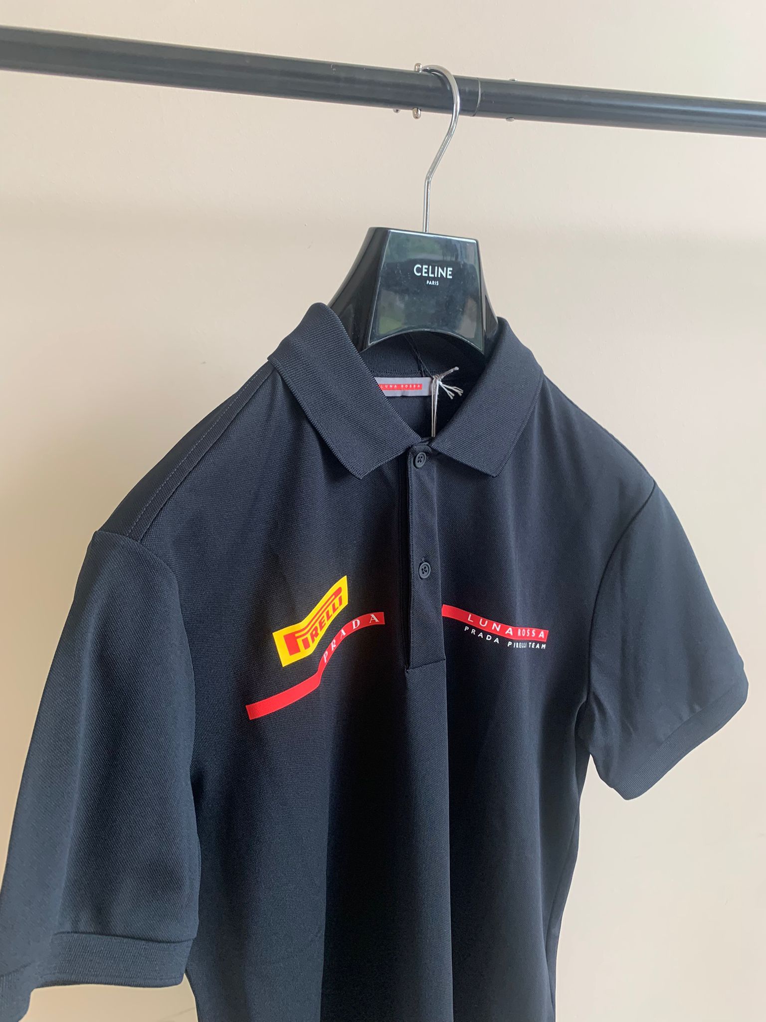 Prada Polo Pirelli Piquet Tec in Black Size US S / EU 44-46 / 1 - 7 Thumbnail