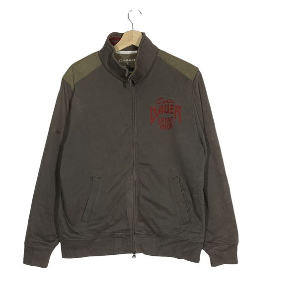 Eddie Bauer Eddie Bauer Bomber Jacket Big Logo Embroidered Grailed 