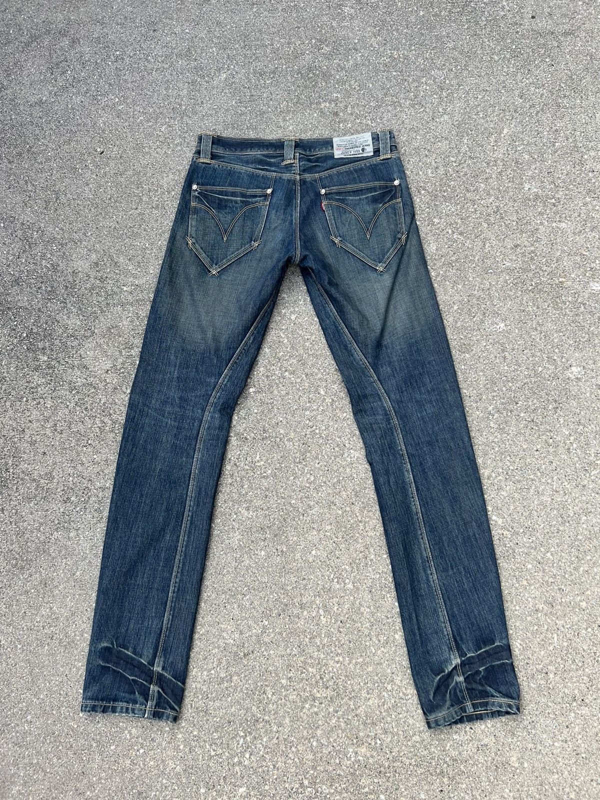 Japanese Brand Vintage 2002 Levi’s Engineered Slim Denim Jeans Size US 29 - 2 Thumbnail