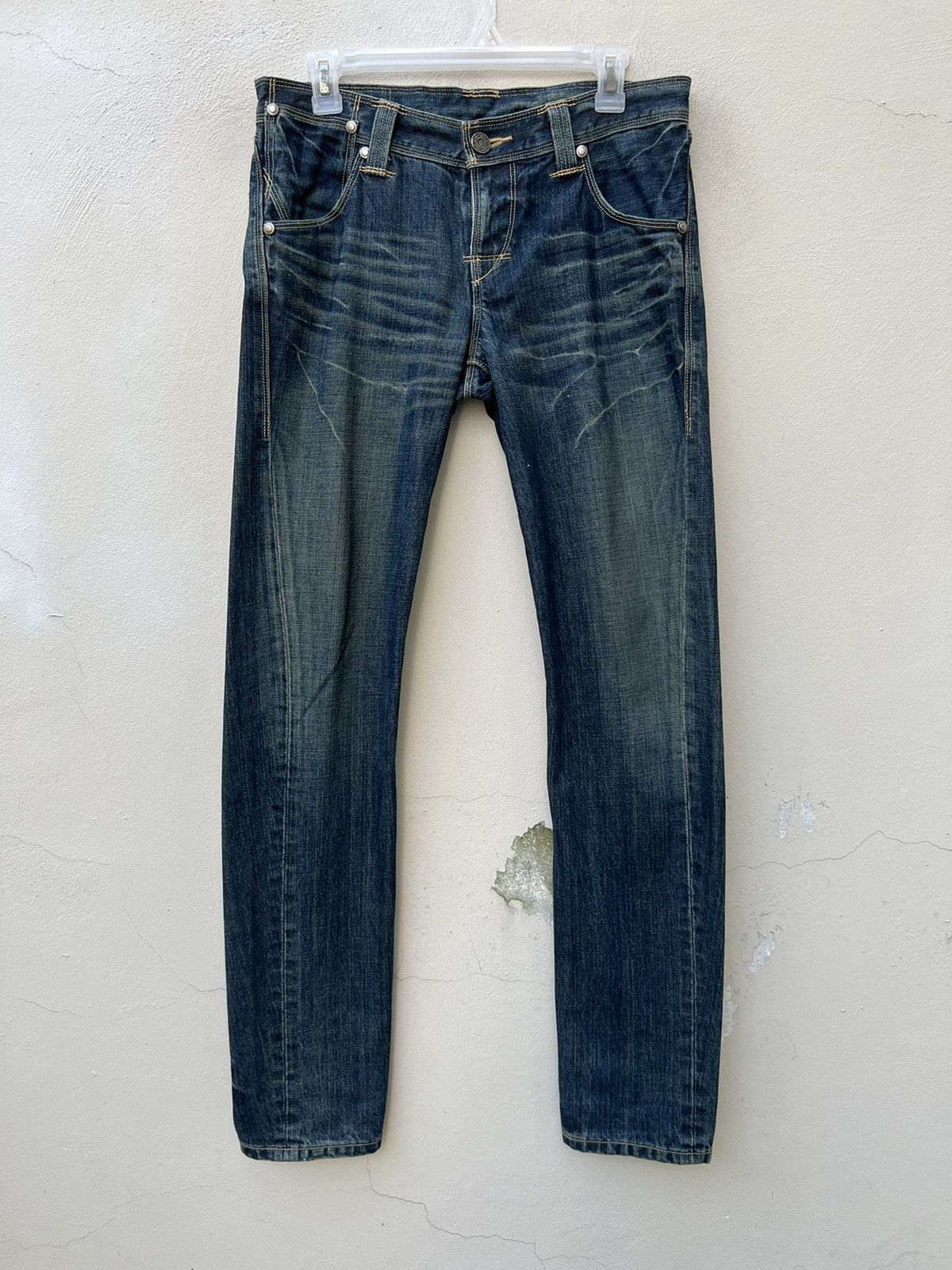Japanese Brand Vintage 2002 Levi’s Engineered Slim Denim Jeans Size US 29 - 3 Thumbnail