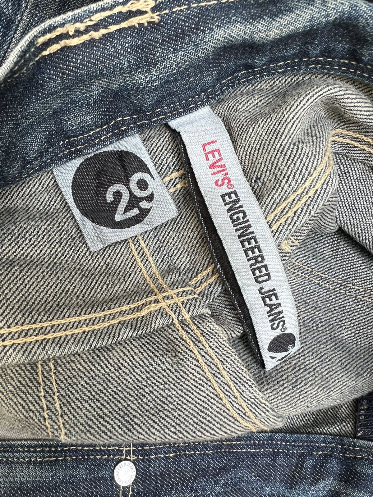 Japanese Brand Vintage 2002 Levi’s Engineered Slim Denim Jeans Size US 29 - 17 Thumbnail