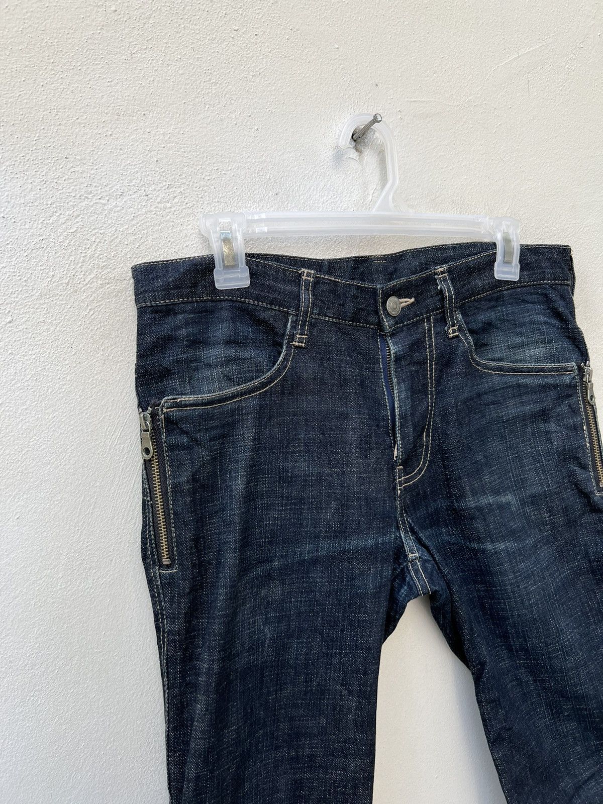 PPFM Vintage PPFM All Road Lead To Rock Cropped Denim Jeans Size US 30 / EU 46 - 4 Thumbnail