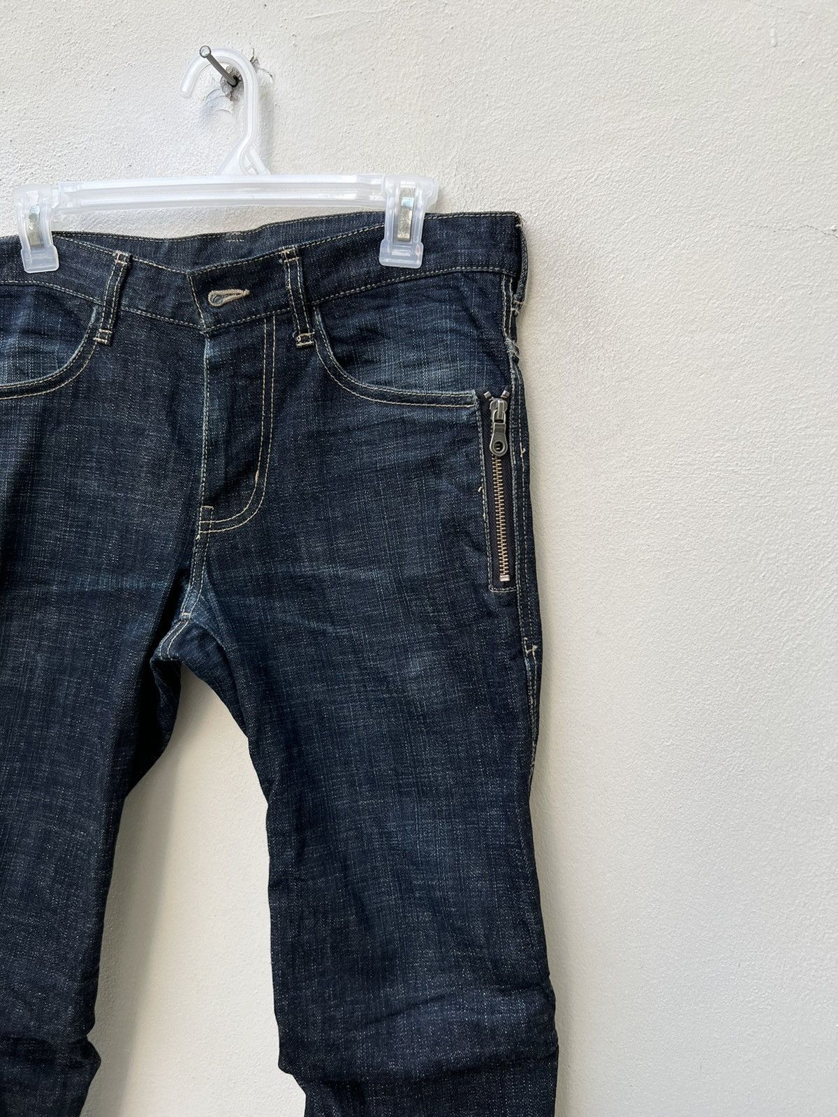 PPFM Vintage PPFM All Road Lead To Rock Cropped Denim Jeans Size US 30 / EU 46 - 8 Thumbnail